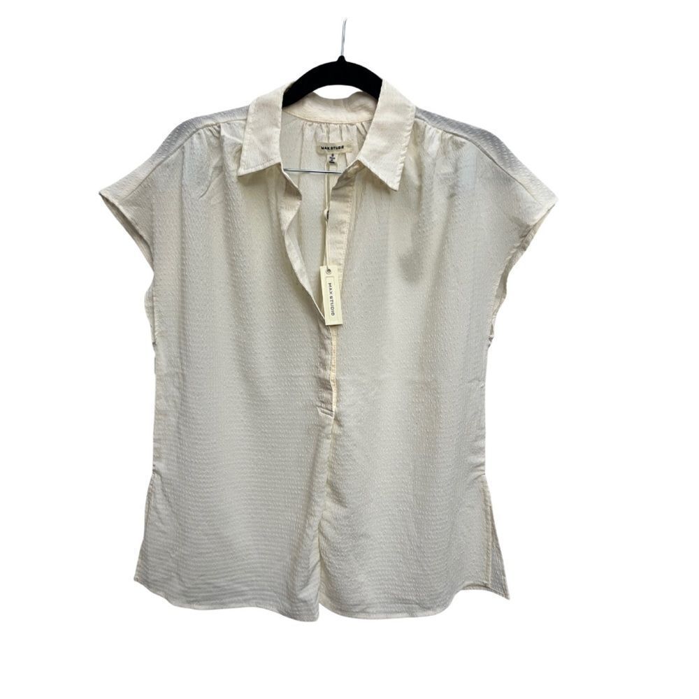 Max Studio Blouse Ivory - Picture 2 of 7